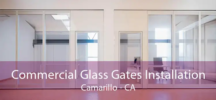 Commercial Glass Gates Installation Camarillo - CA