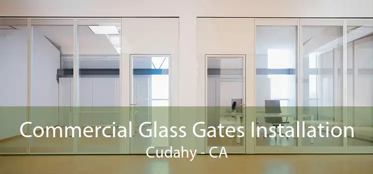 Commercial Glass Gates Installation Cudahy - CA