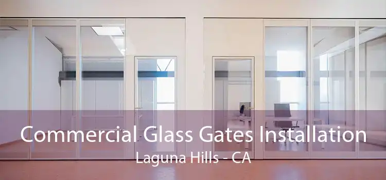 Commercial Glass Gates Installation Laguna Hills - CA