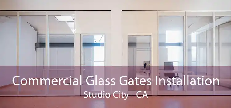 Commercial Glass Gates Installation Studio City - CA