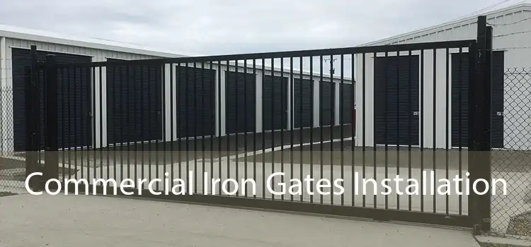 Commercial Iron Gates Installation 