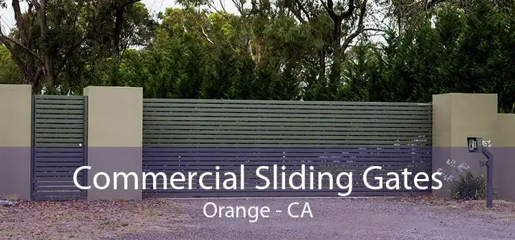 Commercial Sliding Gates Orange - CA