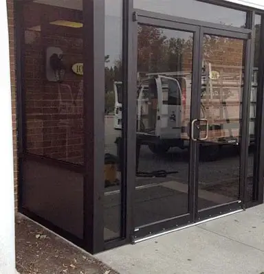 Commercial Glass Gates Installation